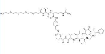 氨基-四聚乙二醇-Val-Cit-PAB-MMAE，Amino-PEG4-Val-Cit-PAB-MMAE，ADC定制