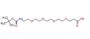 CAS:756525-91-4，Boc-NH-PEG4-CH2CH2COOH ，15-(Boc-氨基)-4,7,10,13-四氧杂十五烷酸