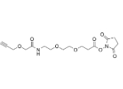 CAS:2101206-30-6，Propargyl-O-C1-amido-PEG2-C2-NHS ester ，6-氧代-4,10,13-三氧杂-7-氮杂十六烷-1-炔-16-酸羟基琥珀亚酰胺酯