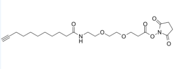 cas:1006592-59-1，Propargyl-C8-amido-PEG2-NHS ester，ADC定制