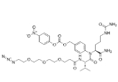 cas:2055047-18-0，Azido-PEG3-Val-Cit-PAB-PNP，叠氮-三聚乙二醇-VAL-CIT-PAB-PNP 酯