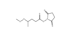 cas:796073-59-1，2,5-Dioxopyrrolidin-1-yl 4-(methyldisulfanyl)pentanoate