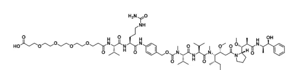 Acid-PEG4-Val-Cit-PAB-MMAE 