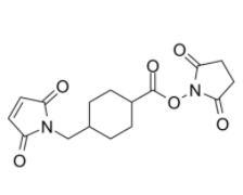 4-(N-马来酰亚胺基甲基)环己烷-1-羧酸琥珀酰亚胺酯	 