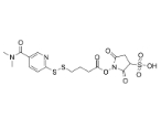cas:663599-07-3，1-(4-((5-(dimethylcarbamoyl)pyridin-2-yl)disulfanyl)butanoyloxy)-2,5-dioxopyrrolidine-3-sulfonic acid