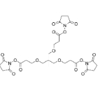 cas:173414-89-6，bis(2,5-dioxopyrrolidin-1-yl) 3,3’-(2-((3-(2,5-dioxopyrrolidin-1-yloxy)-3-oxopropoxy)methyl)-2-methylpropane-1,3-diyl)bis(oxy)dipropanoate