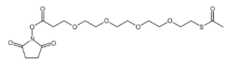 cas:937025-17-7，2,5-Dioxopyrrolidin-1-yl 2-oxo-6,9,12,15-tetraoxa-3-thiaoctadecan-18-oate