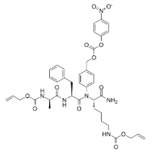 Aloc-D-Ala-Phe-Lys(Aloc)-PAB-PNP，253863-34-2，ADC试剂