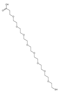 	Thiol-PEG8-acid	  