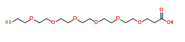HS-PEG6-CH2CH2COOH ，巯基-六聚乙二醇-丙酸