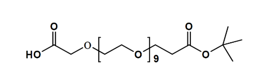 HOOC-CH2-PEG9-CH2CH2COOtBu 