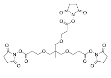 m-C-tri(CH2-PEG1-NHS ester)，173414-89-6 ，ADC试剂