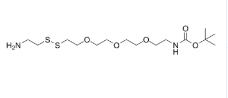 Amino-ethyl-SS-PEG3-NHBoc，2144777-87-5，ADC试剂