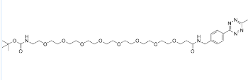 Methyltetrazine-CH2NHCO-PEG8-CH2CH2NHBoc，cas:2143968-21-0