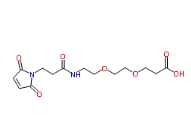   cas:756525-98-1  ，Maleimide-NH-PEG2-CH2CH2COOH，马来酰亚胺-NH-二聚乙二醇-丙酸
