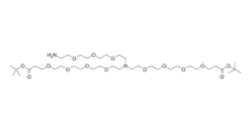 N-(Amino-PEG3)-N-bis(PEG4-Boc)	  