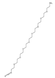 cas:857891-82-8，N3-PEG8-CH2CH2NH2，O-(2-氨基乙基)-O′-(2-叠氮乙基)七聚乙二醇  
