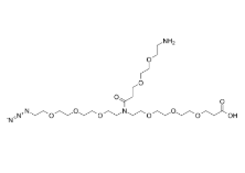 N-(Azido-PEG3)-N-(PEG2-amine)-PEG3-acid，2183440-70-0，抗体- 药物偶联物