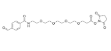 Ald-Ph-amido-PEG4-C2-NHS ester  