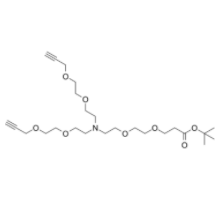 N-(PEG2-Boc)-N-bis(PEG2-propargyl)	  