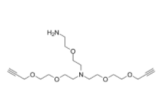 N-(Amino-PEG1)-N-bis(PEG2-propargyl)  