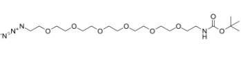 Boc-NH-PEG6-CH2CH2N3 ，叔丁基六聚乙二醇叠氮 