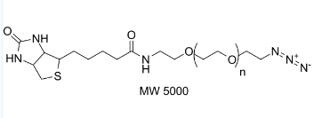(+)-BIOTIN-PEG23-CH2CH2N3，生物素二十三聚乙二醇乙基叠氮