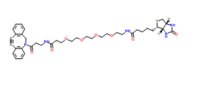 DBCO-PEG4-Biotin，二苯基环辛炔-NH-四聚乙二醇-生物素