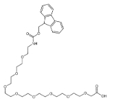 cas:868594-52-9，Fmoc-NH-PEG8-CH2COOH ，Fmoc-NH-8(乙二醇)-乙酸 