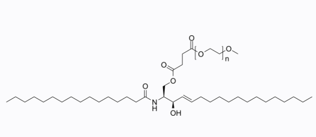 C16 PEG2000 Ceramide，聚乙二醇化神经酰胺，cas:212116-78-4