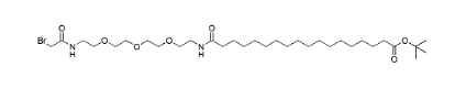 18-(Bromoacetamido-PEG3-ethylcarbamoyl)heptadecanoic-t-butyl ester
