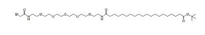 20-(Bromoacetamido-PEG5-ethylcarbamoyl)nonadecanoic-t-butyl ester