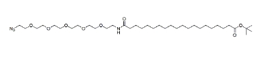 Azide-PEG5-c18-t-butyl ester