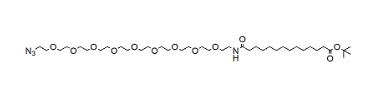 13-(Azide-PEG9-ethylcarbamoyl)tridecanoic t-butyl ester