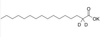 Potassium palmitate-D2 (2,2) ，棕榈酸钾-D2或十六酸-d2钾