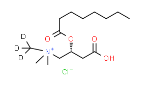 Octanoyl-L-carnitine-D3 (chloride)，辛酰基L-肉碱-d3氯化物