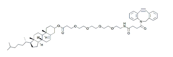 Lipid-PEG-DBCO，Cholesterol-PEG4-DBCO，胆固醇-四聚乙二醇-二苯基环辛炔