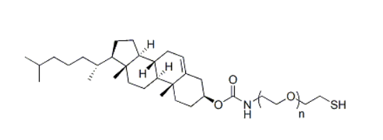 Cholesterol-PEG-Thiol, MW 2,000，胆固醇-PEG-硫醇