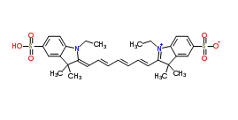 Cy7 (DiSO3, Di Et)，1-乙基2-(7-(1-乙基-3,3-二甲基-5-磺基吲哚啉-2-亞基)庚-1,3,5-三烯-1-基)-3,3-三甲基-3H-吲哚-1-鎓-5-磺酸內(nèi)鹽