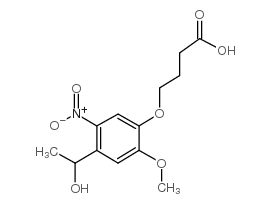 CAS:175281-76-2，4-[4-(1-羟乙基)-2-甲氧基-5-硝基苯氧基]丁酸