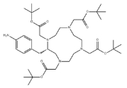 螯合剂DOTA-p-NH2-Bn-tetra(COOt-Bu)，CAS:446061-19-4