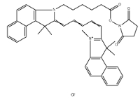 CAS：2054318-82-8，Cy5.5-NHS ester，CY5.5 琥珀酰亚胺酯