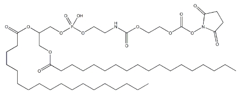 DSPE-PEG-NHS，二硬脂酰基磷脂酰乙醇胺-PEG-N-羟基琥珀酰亚胺