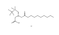 Decanoyl-L-carnitine-D3 (chloride)，CAS:2483831-87-2，癸酰肉碱-[D3]氯化物盐