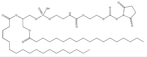 DSPE-PEG-NHS，磷脂酰乙醇胺PEG琥珀酰亚胺碳酸酯，CAS号1445723-73-8