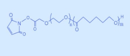 PCL-PEG-NHS，NHS-PEG-PCL，聚己内酯-聚乙二醇-活化脂，三嵌段共聚物