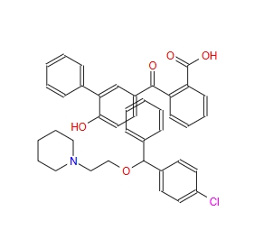 Cloperastine fendizoate，氯苄哌醚联苯酰苯酸盐，CAS号85187-37-7
