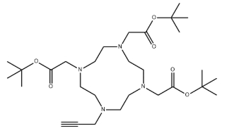 DOTA-(COOt-Bu)3-CH2-Alkynyl大环化合物，具有配位和螯合能力