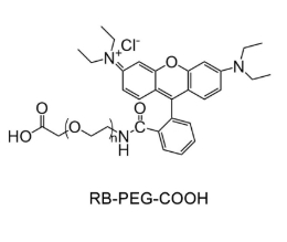 RB-PEG-COOH，罗丹明-聚乙二醇-羧基