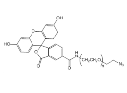 FITC-PEG-N3，荧光素-聚乙二醇-叠氮